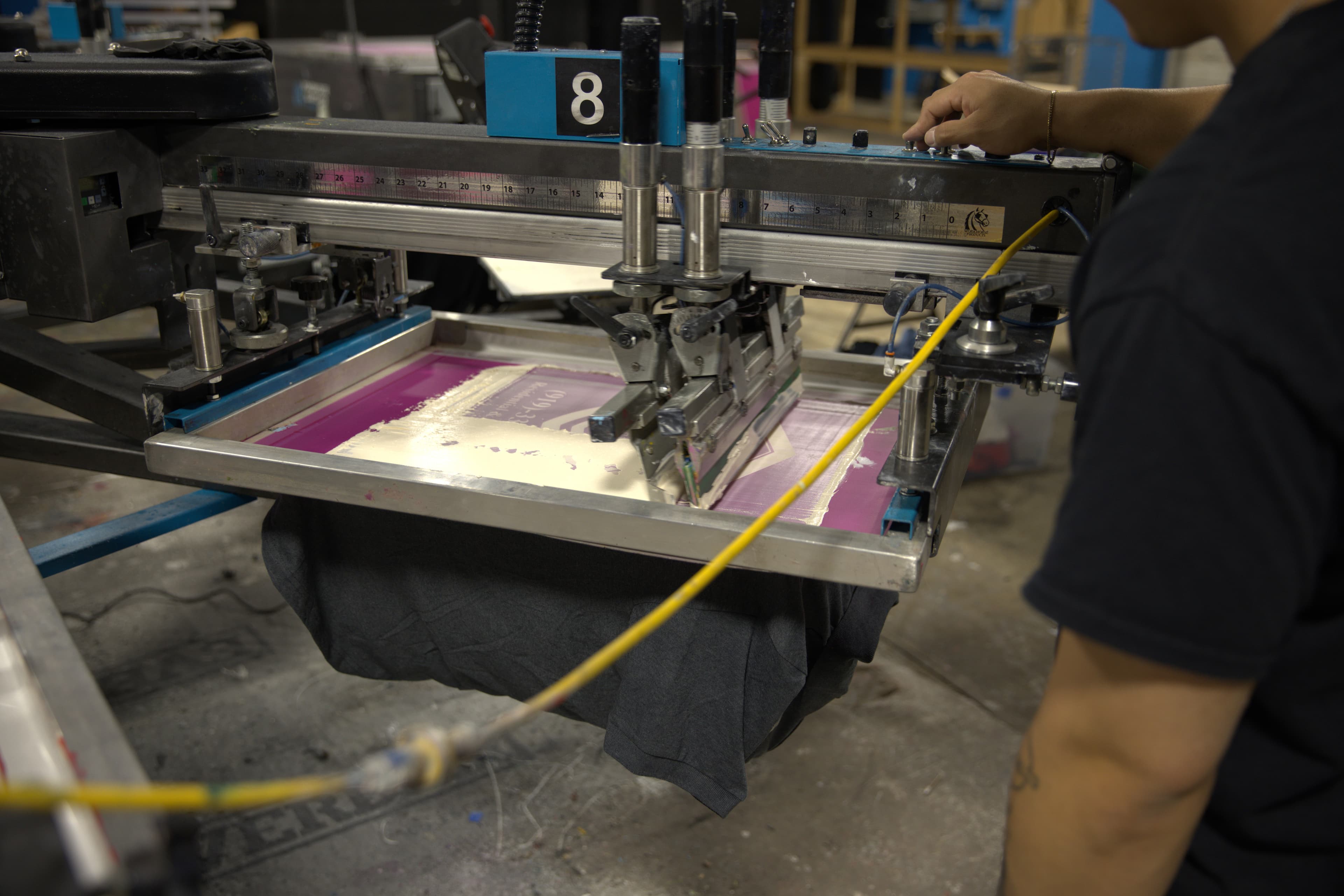 Screen printing process